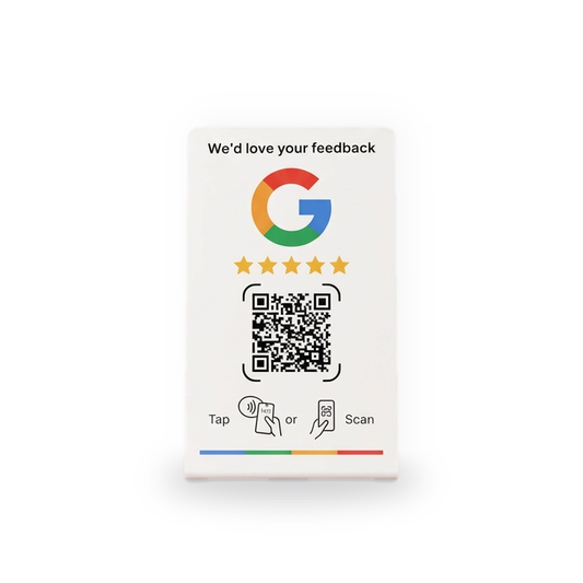 Google atsiliepimų stendukas