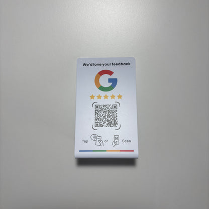 Google atsiliepimų stendukas