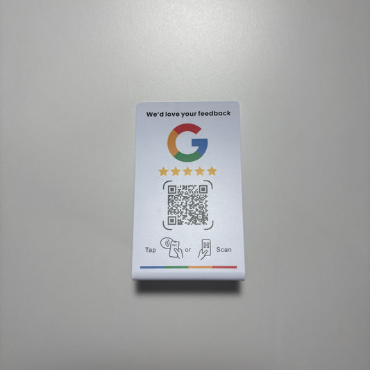 Google atsiliepimų stendukas