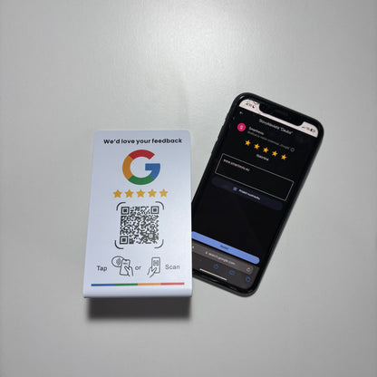 Google atsiliepimų stendukas